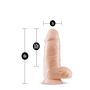 Dildo gruby realistyczny penis z przyssawką 25,5cm - 6