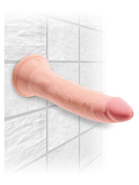 Duży penis miękkie realistyczne dildo z przyssawką - 5