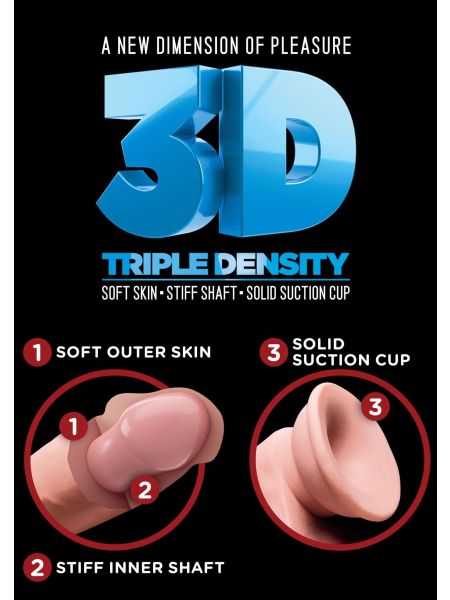 Dildo miękkie realistyczne penis przyssawka 20 cm - 7