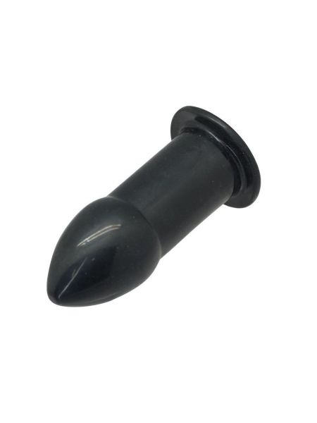 Zatyczka plug korek analny silikonowy w kształcie pocisku 11 cm - 2