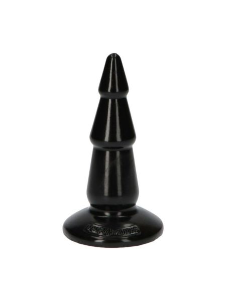 Silikonowa zatyczka analna korek plug czarny 13 cm