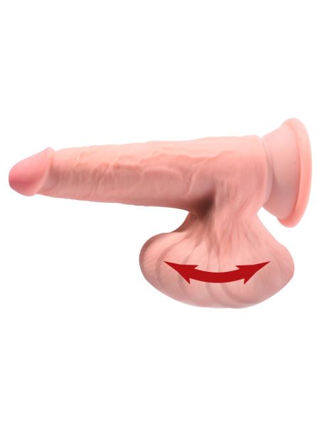 Dildo realistyczne żylaste z wielkimi jądrami 15cm - 8