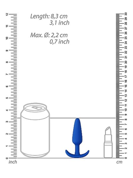 Korek analny wodoodporny silikonowy zatyczka 7,5cm - 3