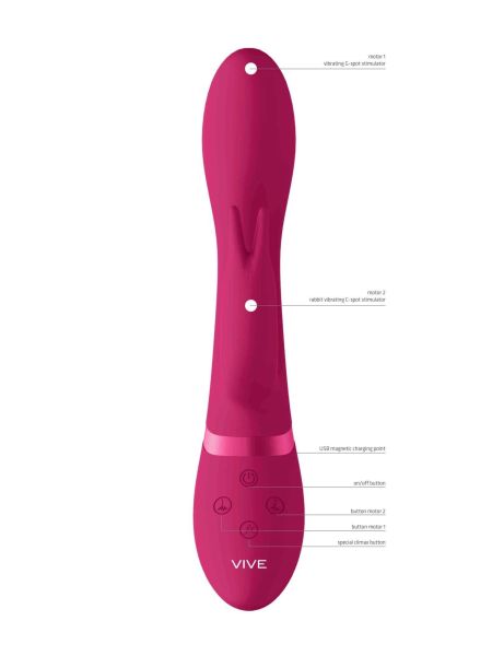 Wibrator-Zosia - Classic G-Spot Rabbit - Pink - 8