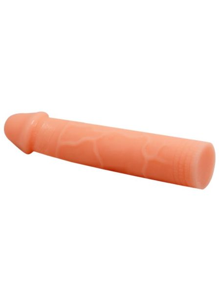 Giętkie dildo elastyczne realistyczny wygląd 19 cm - 5