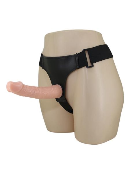 Uprząż Strap-on elastyczne dildo realistyczny penis 19 cm - 2