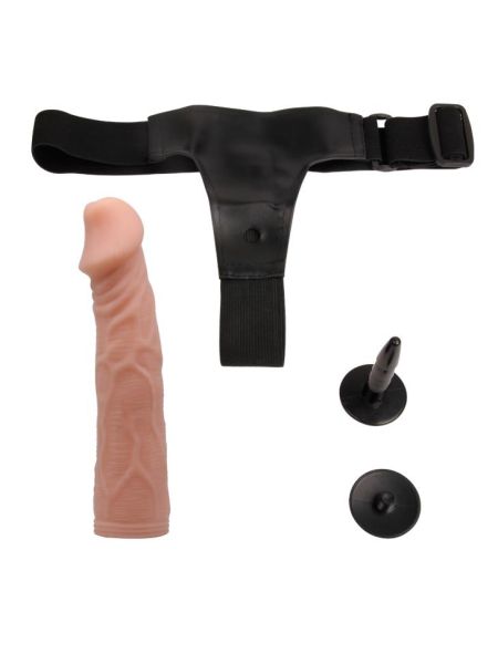 Uprząż Strap-on elastyczne dildo realistyczny penis 19 cm - 4