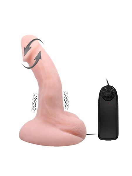 Penis realistyczne silikonowe dildo z wibracjami - 2