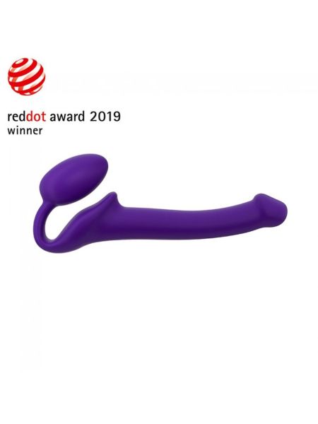 Fioletowe podwójne dildo do sexu lesbijskiego 29,8 cm - 4