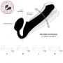 Fioletowe podwójne dildo do sexu lesbijskiego 29,8 cm - 4