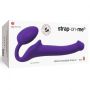 Fioletowe podwójne dildo do sexu lesbijskiego 29,8 cm - 7