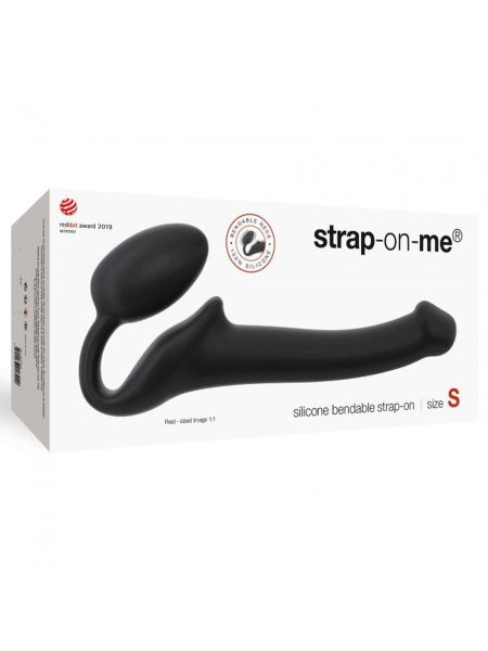 Strap-on podwójne dildo do stymulacji punktu G i anusa S-XL - 5