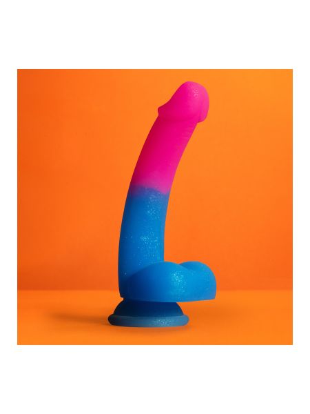 Miękki żelowy penis dildo z mocną przyssawką 16 cm - 9