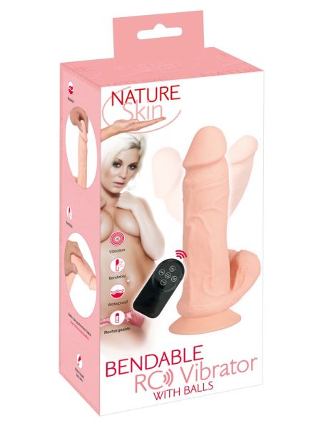 Dildo realistyczne miękkie z przyssawką 20,8 cm - 2