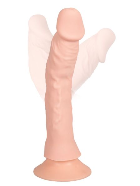 Żylaste giętkie elastyczne dildo z wibracjami 21,5 cm - 15