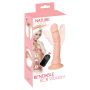 Żylaste giętkie elastyczne dildo z wibracjami 21,5 cm - 2