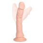 Żylaste giętkie elastyczne dildo z wibracjami 21,5 cm - 16