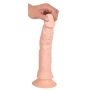 Żylaste giętkie elastyczne dildo z wibracjami 21,5 cm - 21