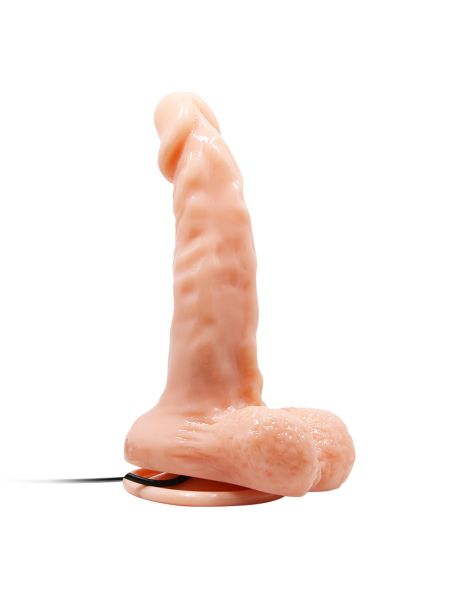 Dildo realistyczne z wibratorem i przyssawką 25 cm - 2