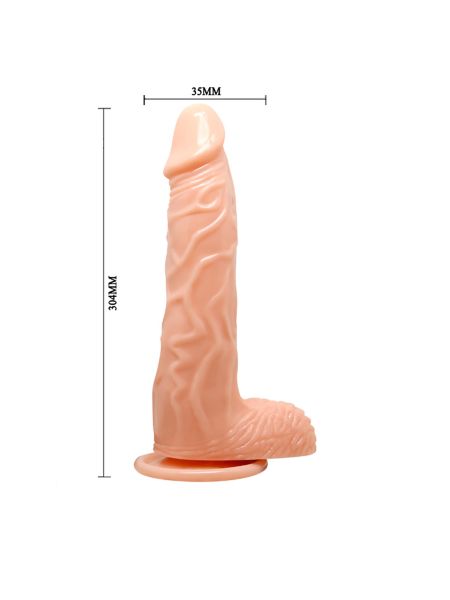 Penis z przyssawką wyżyłowane duże dildo 30,5 cm - 7