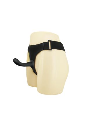Odczepiany strap-on majtki na szelkach z zakrzywionym dildo - image 2
