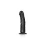 Czarne duże realistyczne żylaste dildo przyssawka 22,5 cm - 4