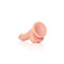 Realistyczne silikonowe żylaste cieliste dildo przyssawka 23 cm - 5