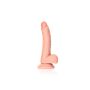 Realistyczne silikonowe żylaste cieliste dildo przyssawka 23 cm - 6