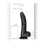 Realistyczne silikonowe żylaste dildo z przyssawką 23 cm - 8