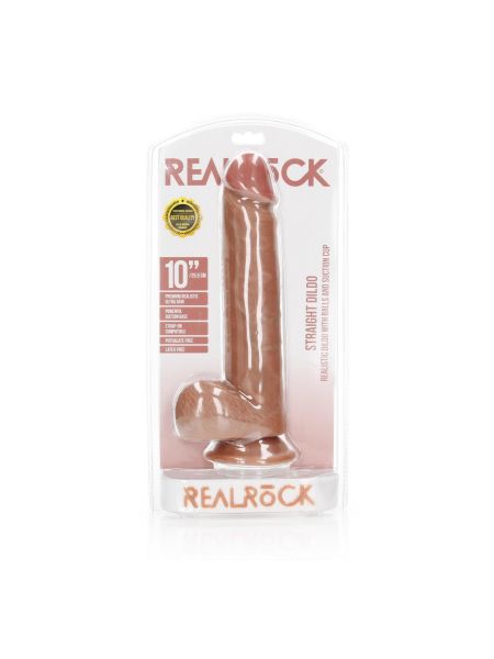 Dildo duże realistyczne żylaste z przyssawką 28 cm