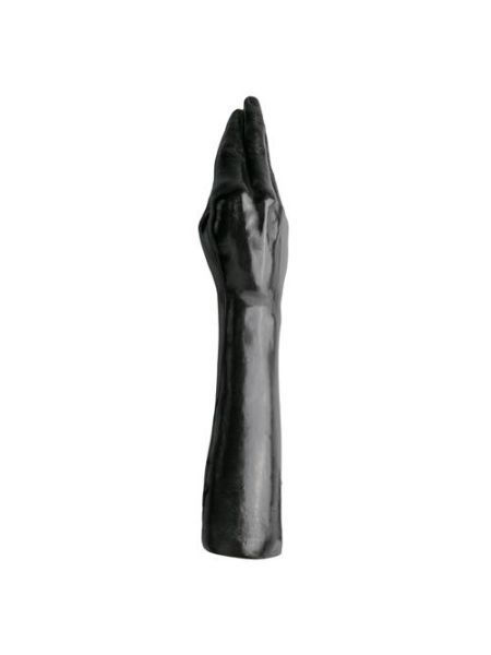 Dildo czarne do fistingu w kształcie ręki 43 cm - 2