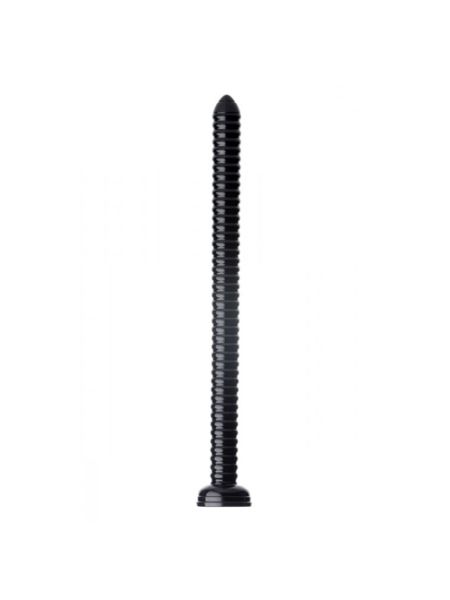 Plug czarny długi analny pręt zatyczka dildo 51 cm