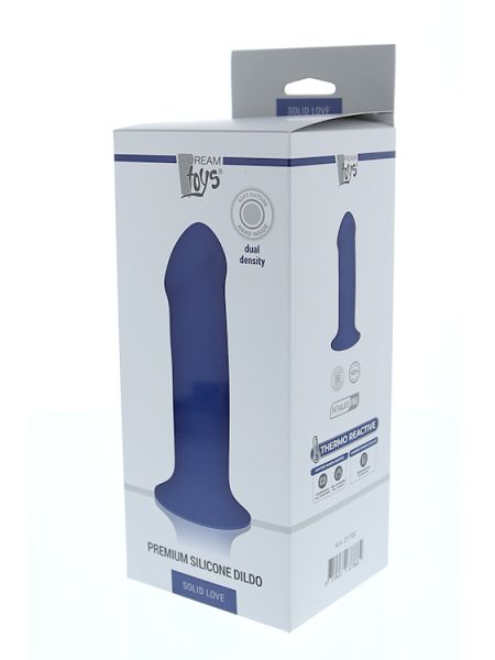 Silikonowe gładkie dildo z mocną przyssawką 18 cm - 3