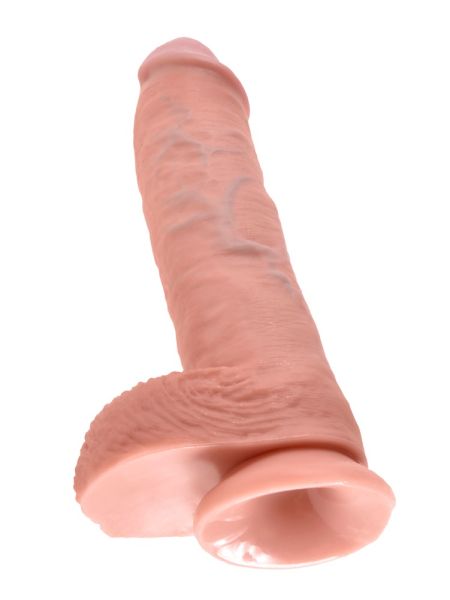 Dildo realistyczny penis z żyłami i przyssawką 26.7 cm - 7