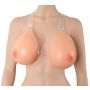 Miękkie sztuczne piersi na przezroczystych ramiączkach - 15