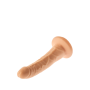 Dildo z przyssawką realistyczny zakrzywiony cielisty penis - 4