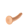 Dildo z przyssawką realistyczny zakrzywiony cielisty penis - 8