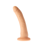 Dildo z przyssawką realistyczny zakrzywiony cielisty penis - 13