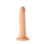 Dildo z przyssawką realistyczny zakrzywiony cielisty penis - 17