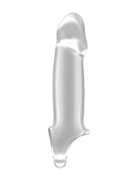 Wodoodporne przedłużenie na penisa gumowe 11 cm - 2