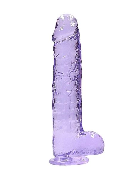 Penis silikonowy grube dildo z mocną przyssawką 25 cm - 4