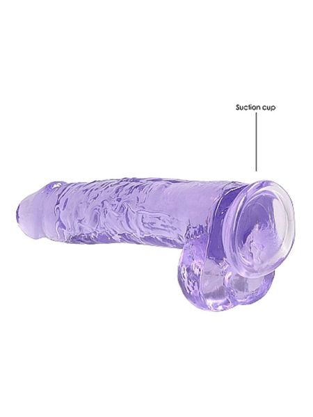 Penis silikonowy grube dildo z mocną przyssawką 25 cm - 5