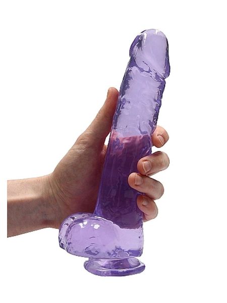 Penis silikonowy grube dildo z mocną przyssawką 25 cm - 7