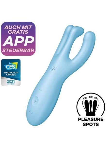 Satisfyer Stymulator łechtaczki z pilotem niebieski - 4