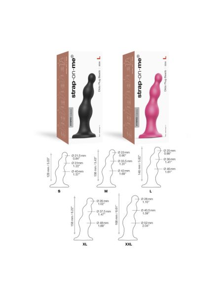 Różowe dildo do strap-ona ostry sex silikonowy - 4
