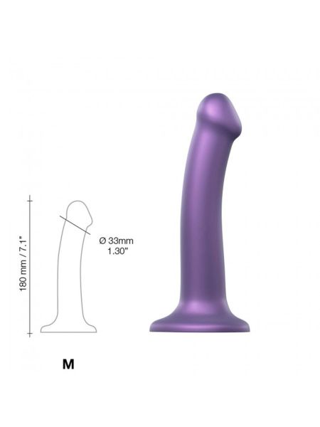Dildo sexowne o prostym kształcie przyssawka 18 cm - 3