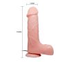 Dildo realistyczny penis z wyżyłowanym trzonem 21 cm - 5