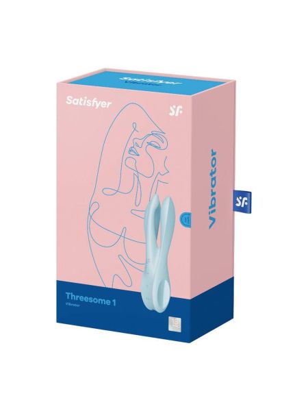 Wielofunkcyjny wibrator Satisfyer Threesome 1 błękitny