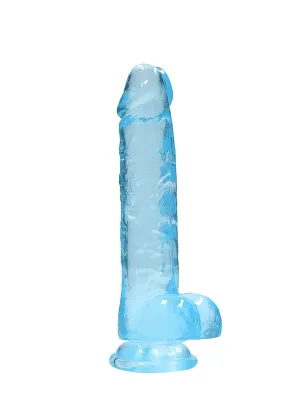 Żylaste dildo gumowe silikonowe z przyssawką 21 cm - image 2