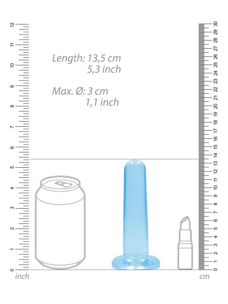 Kompaktowe małe dildo do penetracji pochwy i anusa 12,7 cm - 5